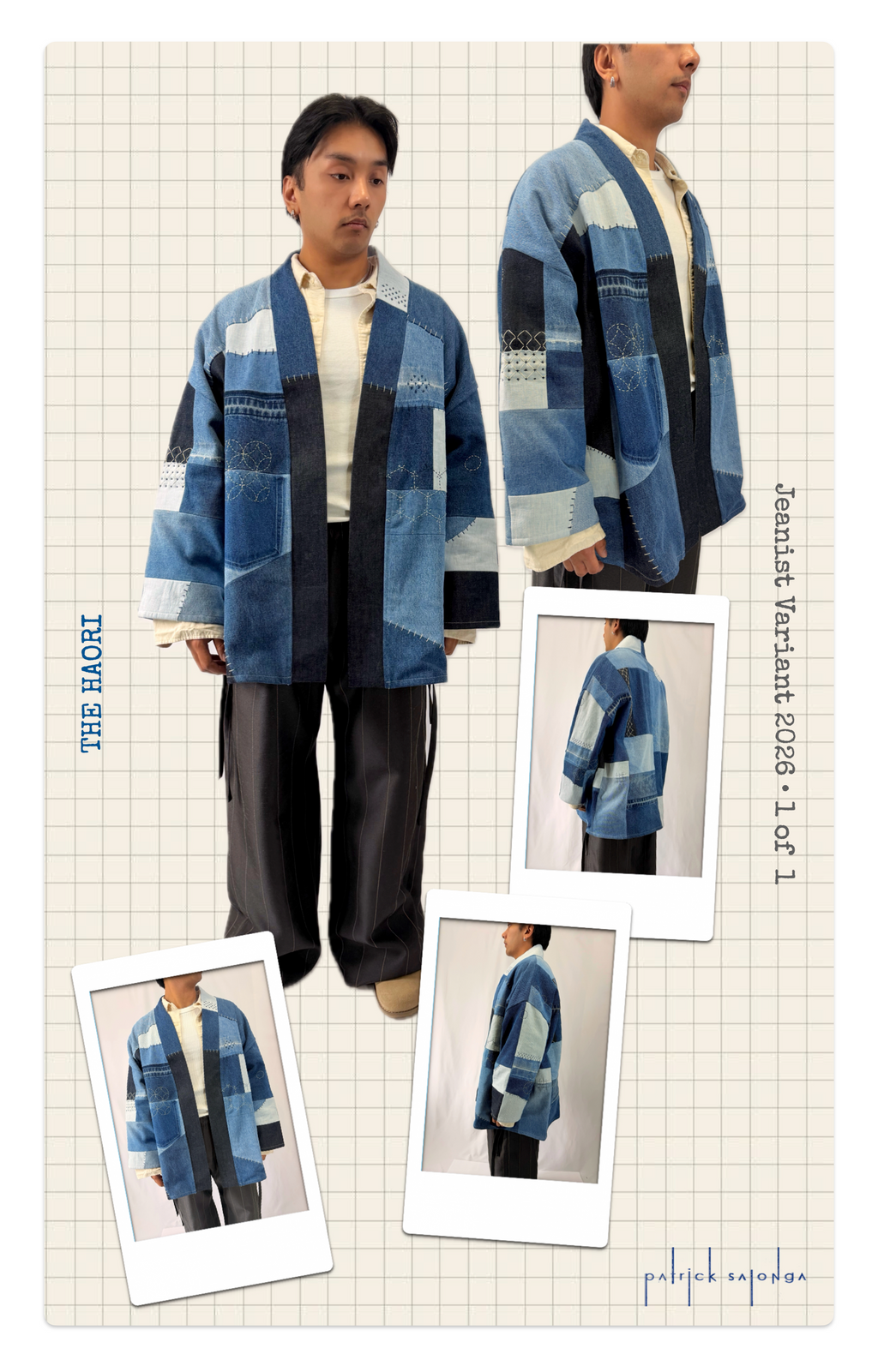 HAORI in classic denim